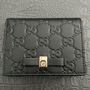 Authentic Gucci black wallet